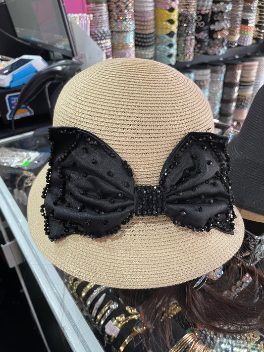 Sombrero con moño - bling bling