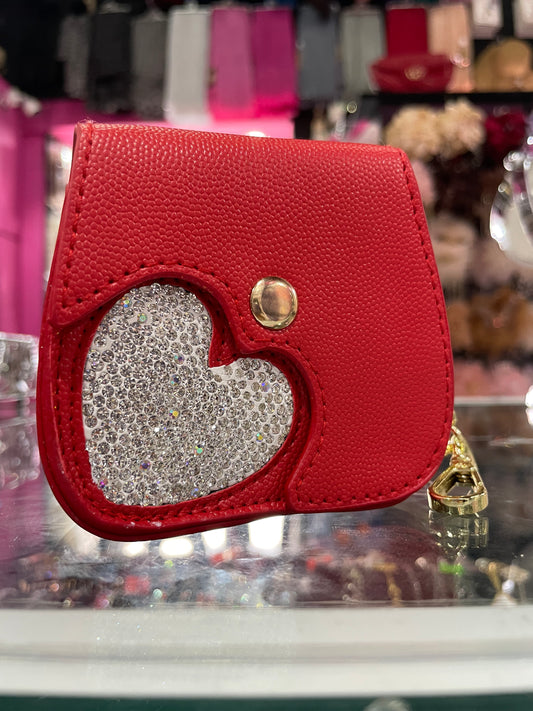 Monedero de corazón - Cristal